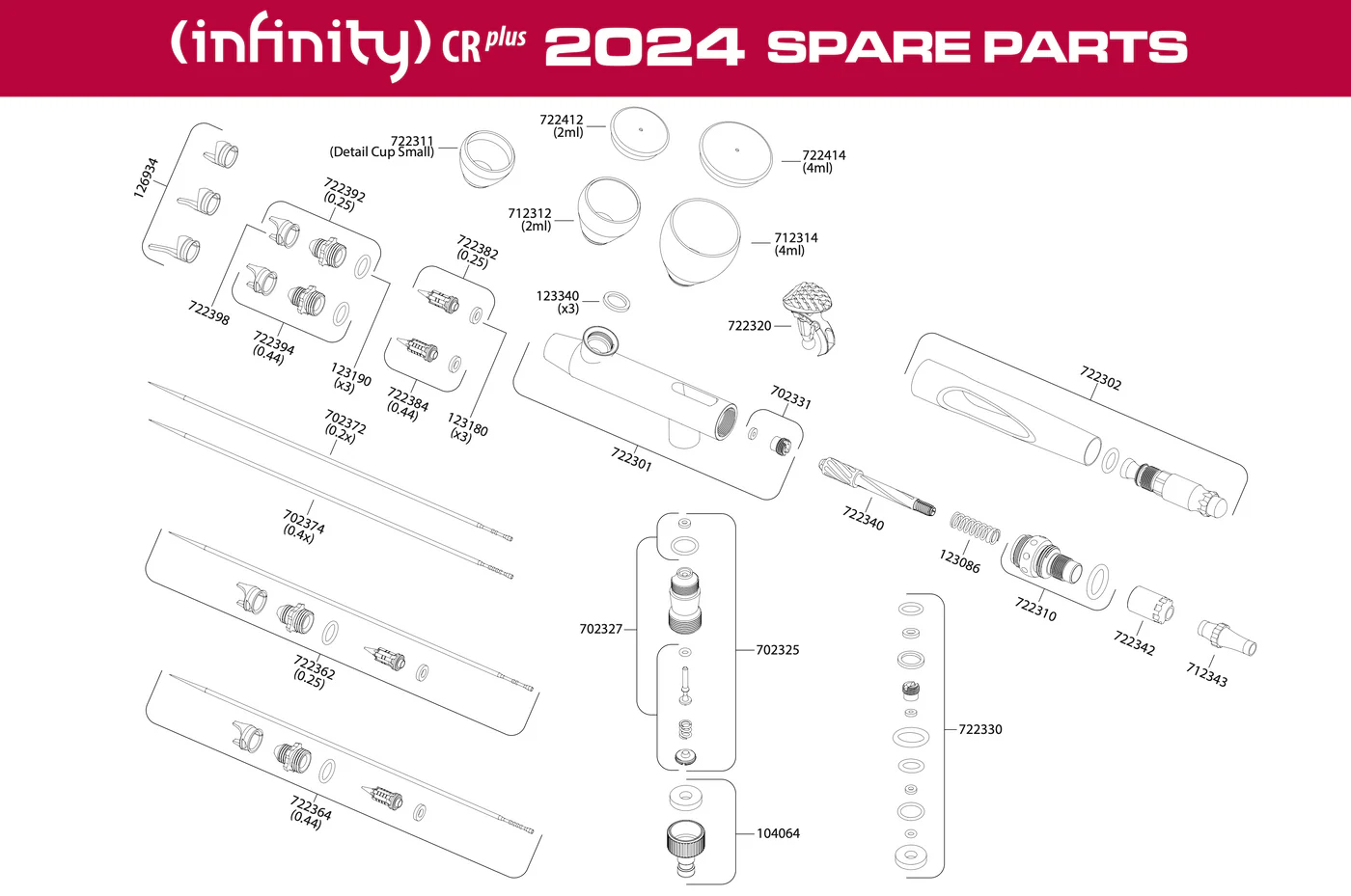 Harder & Steenbeck Infinity CRplus 2024 náhradné diely